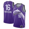 Muške NBA Dres Utah Jazz Simone Fontecchio Nike 2023-24 City Edition Ljubičasta Swingman